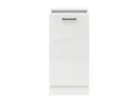 BRW Junona Line базовый шкаф для кухни 40 см правый мел глянец, белый/мелкозернистый белый глянец D1D/40/82_P_BBL-BI/KRP фото thumb №1