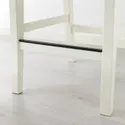 IKEA INGOLF ІНГОЛЬФ, барний стілець зі спинкою, білий, 63 см 101.226.47 фото thumb №7