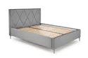 Узголів'я ліжка HALMAR MODULO W4 160 см сірого кольору. Моноліт 85 фото thumb №2