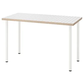 IKEA LAGKAPTEN ЛАГКАПТЕН / ADILS АДІЛС, письмовий стіл, білий антрацит/білий, 120x60 см 495.084.03 фото