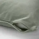 IKEA SANELA САНЕЛА, чехол на подушку, бледный серо-зеленый, 40x58 см 905.310.14 фото thumb №2