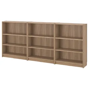 IKEA BILLY БІЛЛІ, комбінація з книжковою шафою, під дуб, 240x28x106 см 595.818.22 фото