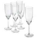IKEA SVALKA СВАЛЬК, бокал для шампанского, прозрачное стекло, 21 сл 500.151.22 фото thumb №1