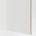 IKEA HOKKSUND ХОККСУНД, 4 панелі для рами розсувних дверцят, глянцевий світло-сірий, 100x236 см 003.823.44 фото thumb №3