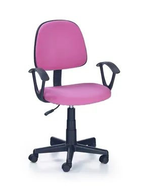 Крісло комп'ютерне офісне обертове HALMAR DARIAN BIS рожевий фото