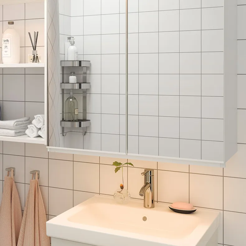 IKEA SILVERGLANS СИЛВЕРГЛАНС, светодиодная подсветка для ванной, Белый цвет может быть затемнен, 80 см 705.293.66 фото №2