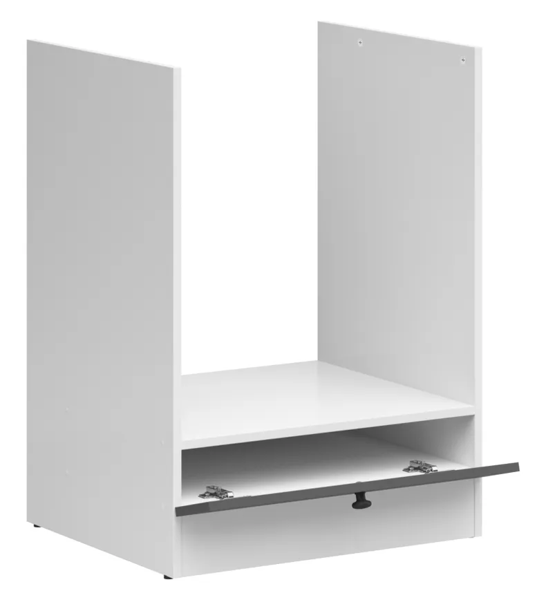 BRW Кухонный шкаф для встраиваемого духового шкафа Junona Line 60 см графит, белый/графит DPK/60/82_BBL-BI/GF фото №3