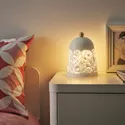 IKEA SOLSKUR СОЛЬСКУР, LED настільна лампа, колір білий / латунь 104.245.17 фото thumb №2