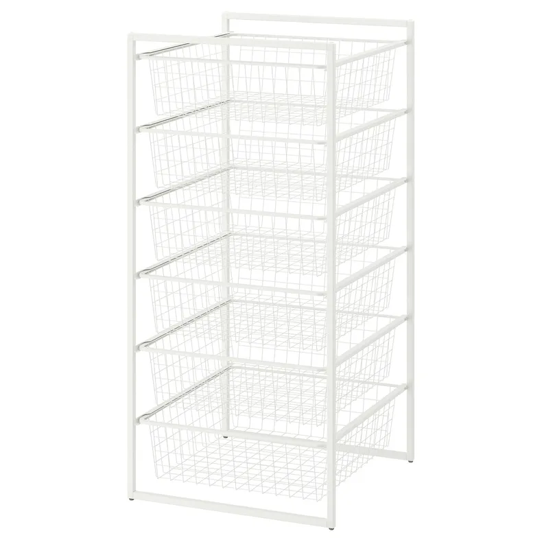 IKEA JONAXEL ЙОНАКСЕЛЬ, шафа, білий, 50x51x104 см 192.971.38 фото №1