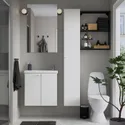 IKEA ENHET ЭНХЕТ, ванная, антрацит / белый, 64x33x65 см 295.473.87 фото thumb №2