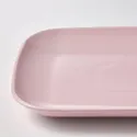 IKEA FÄRGKLAR ФЭРГКЛАР, тарелка, Матовый светло-розовый, 30x18 см 504.781.98 фото thumb №2
