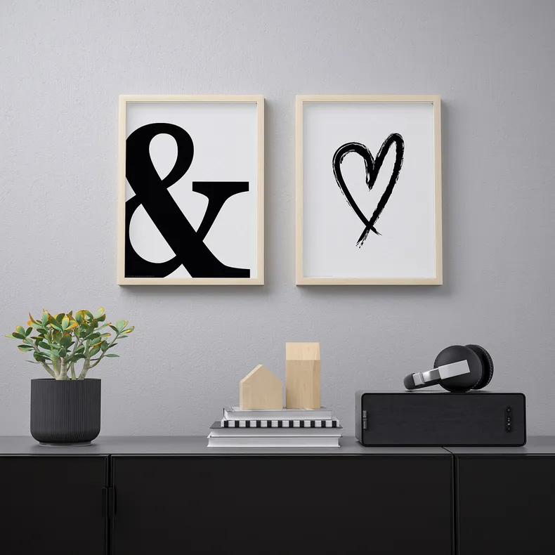 IKEA BILD БИЛЬД, постер, Et L'amour, 30x40 см 204.420.59 фото №2