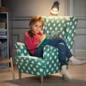 IKEA STRANDMON СТРАНДМОН, дитяче крісло, Бірюза Еббеторп 104.800.61 фото thumb №3