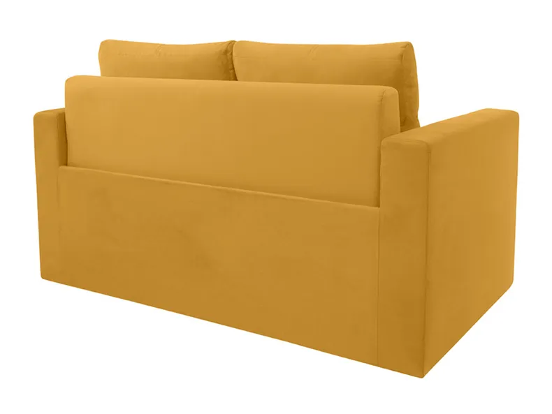 BRW Двухместный диван Bunio III раскладной диван с контейнером желтый, Манила 32 Оранжевый SO2-BUNIO_III-2FBK-G2_BD24FC фото №6