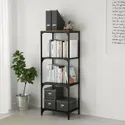 IKEA FJÄLLBO ФЬЕЛЛЬБО, стеллаж, черный, 51x136 см 703.421.99 фото thumb №2