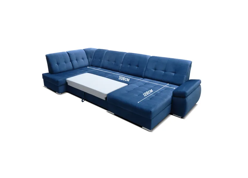 BRW Кутовий диван з функцією спального місця L ZEUS лівий бік 5904905539762 фото №6