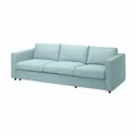 IKEA VIMLE ВІМЛЕ, чохол для 3-місного дивана-ліжка, САКСЕМАРА світло-синій 293.993.58 фото thumb №2