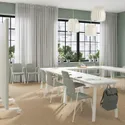 IKEA MITTZON МИТТЗОН, конференц-стол, белый, 140x68x75 см 295.329.89 фото thumb №2