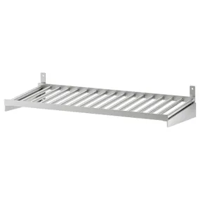 IKEA KUNGSFORS КУНГСФОРС, полиця, нержавіюча сталь, 60 см 503.349.25 фото