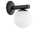 BRW Настенный светильник Osso из стального стекла белого и черного цвета 073405 фото thumb №1