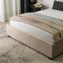 MEBEL ELITE Кровать 160x200 TINGA Velour Beige фото thumb №8