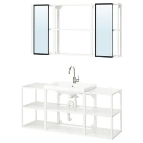 IKEA ENHET ЕНХЕТ, ванна, білий, 140x43x65 см 295.473.11 фото