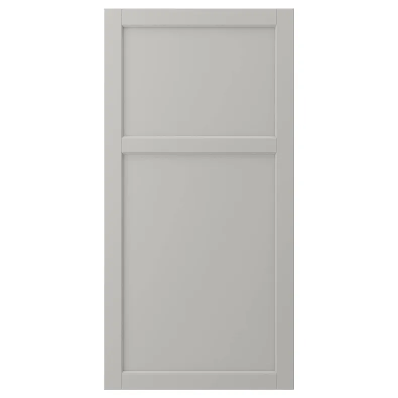 IKEA LERHYTTAN ЛЕРХЮТТАН, дверь, светло-серый, 60x120 см 504.614.90 фото №1