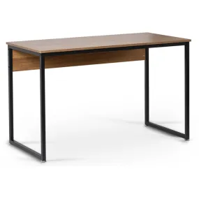 Письмовий стіл MEBEL ELITE ROSS, 120 см, дуб рустик / чорний фото