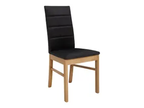 BRW Ostia, крісло, Solar 99 Чорний/натуральний дуб TXK_OSTIA-TX099-1-SOLAR_99_BLACK фото
