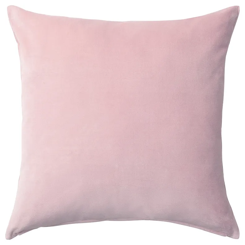 IKEA SANELA САНЕЛА, чехол на подушку, бледно-розовый, 50x50 см 104.717.35 фото №1