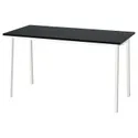 IKEA MITTZON МИТТЗОН, конференц-стол, okl ash stained black / white, 140x68x75 см 795.330.00 фото thumb №1