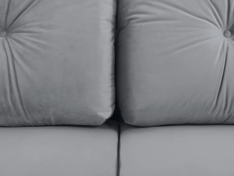 BRW Трехместный диван-кровать Merla с ящиком для хранения велюровый серый, Волшебный бархат 2217 SO3-MERLA-LX_3DL-G3_BB56B7 фото №8