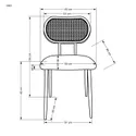 Кухонний стілець HALMAR K503 темно-зелений фото thumb №10