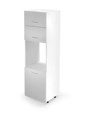 Шкаф нижний высокий для установки встроенного духового шкафа HALMAR VENTO DP-60/214 фасад : дуб медовый фото