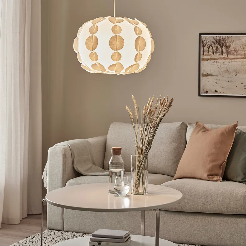 IKEA PEKTOLIT ПЕКТОЛІТ, абажур підвісного світильника, білий, 52 см 505.145.11 фото №2