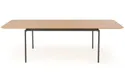 Кухонний стіл HALMAR SMART 170-250x100 см дуб натуральний/чорний фото thumb №6