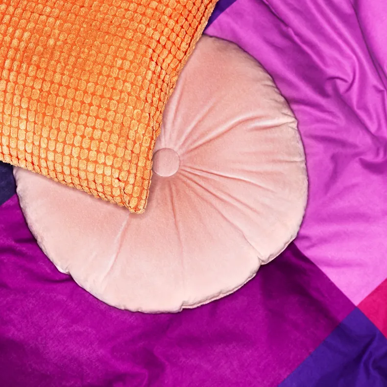 IKEA KRANSBORRE КРАНСБОРРЕ, подушка, світло-рожевий, 40 см 704.866.54 фото №4