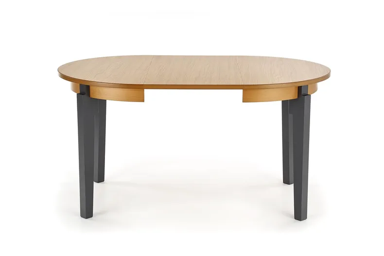 Обідній стіл розкладний HALMAR SORBUS 100-200x100 см, стільниця - дуб медовий, ніжки - графіт фото №10