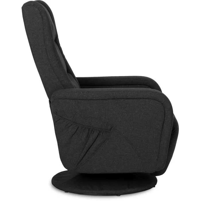 Поворотное массажное кресло MEBEL ELITE SPIKE 2, ткань: черный фото №9