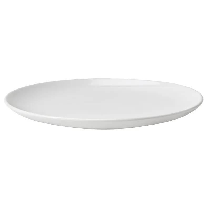 IKEA GODMIDDAG ГОДМІДДАГ, тарілка, білий, 26 см 005.850.11 фото №1