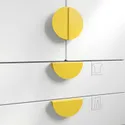 IKEA BEGRIPA БЕГРІПА, ручка, жовтий/напівкруглий, 130 мм 505.726.00 фото thumb №2