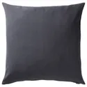 IKEA PLOMMONROS ПЛОММОНРОС, чехол на подушку, темно-серый / серый, 50x50 см 105.069.52 фото thumb №1