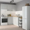 IKEA KNOXHULT КНОКСХУЛЬТ, угловая кухня, серый, 182x183x220 см 793.884.04 фото thumb №2