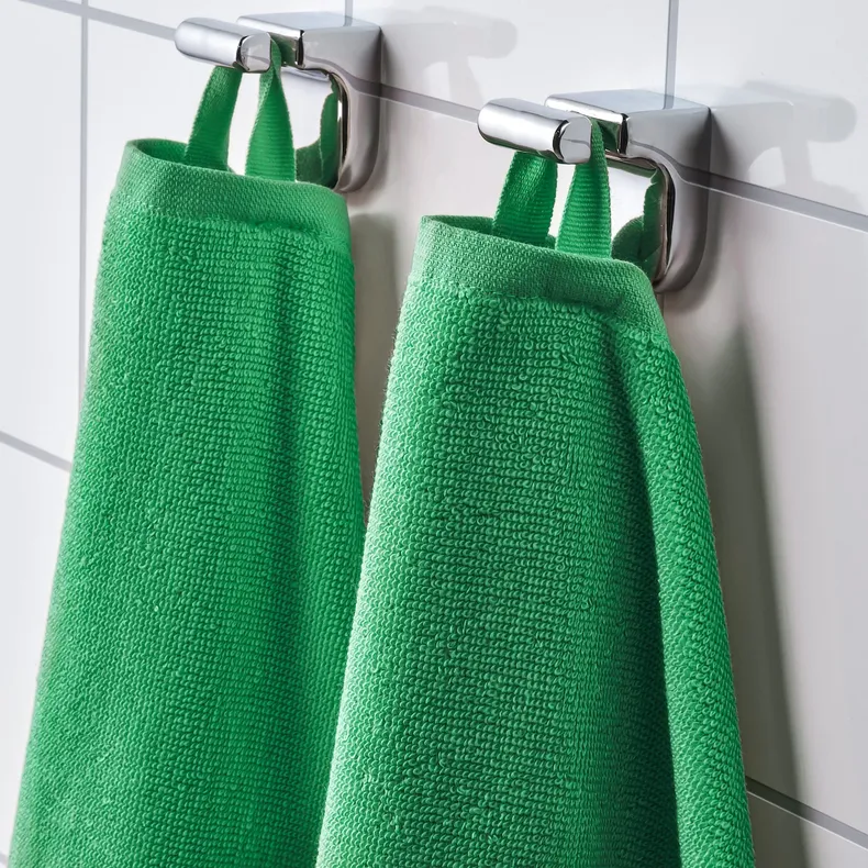 IKEA VÅGSJÖN ВОГШЁН, банное полотенце, ярко-зелёный, 70x140 см 205.711.26 фото №4