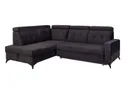 BRW Раскладной угловой диван Amado с канистрой из графитового велюра, VOGUE 17 NA-AMADO-OTMBK.2F-G3_BA4486 фото thumb №1