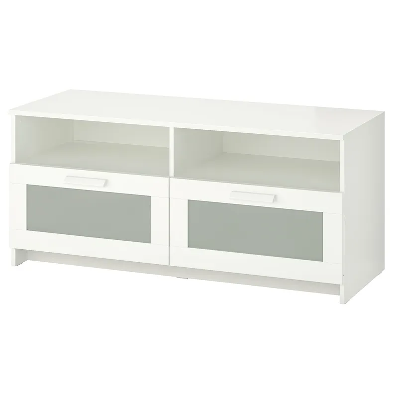 IKEA BRIMNES БРІМНЕС, тумба під телевізор, білий, 120x41x53 см 403.376.94 фото №1