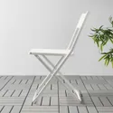 IKEA FEJAN ФЕЯН, стілець, вуличний, складаний білий 102.553.07 фото thumb №2