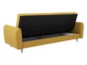 BRW Тримісний розкладний диван Tova з ящиком для зберігання жовтий, Кашемір 14 WE-TOVA-3K-G2_BBA410 фото thumb №3