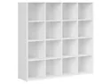 BRW книжкова шафа Nepo Plus 151 см з 16 полицями біла, білий REG/15/16-BI фото thumb №1