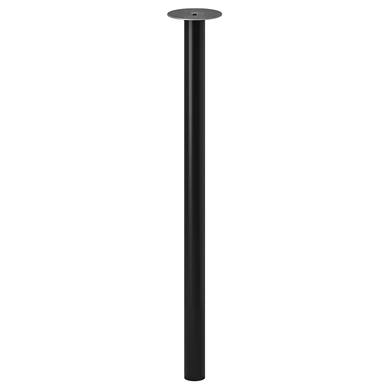 IKEA ANFALLARE АНФАЛЛАРЕ / ADILS АДИЛЬС, письменный стол, бамбук / черный, 140x65 см 394.176.96 фото №3